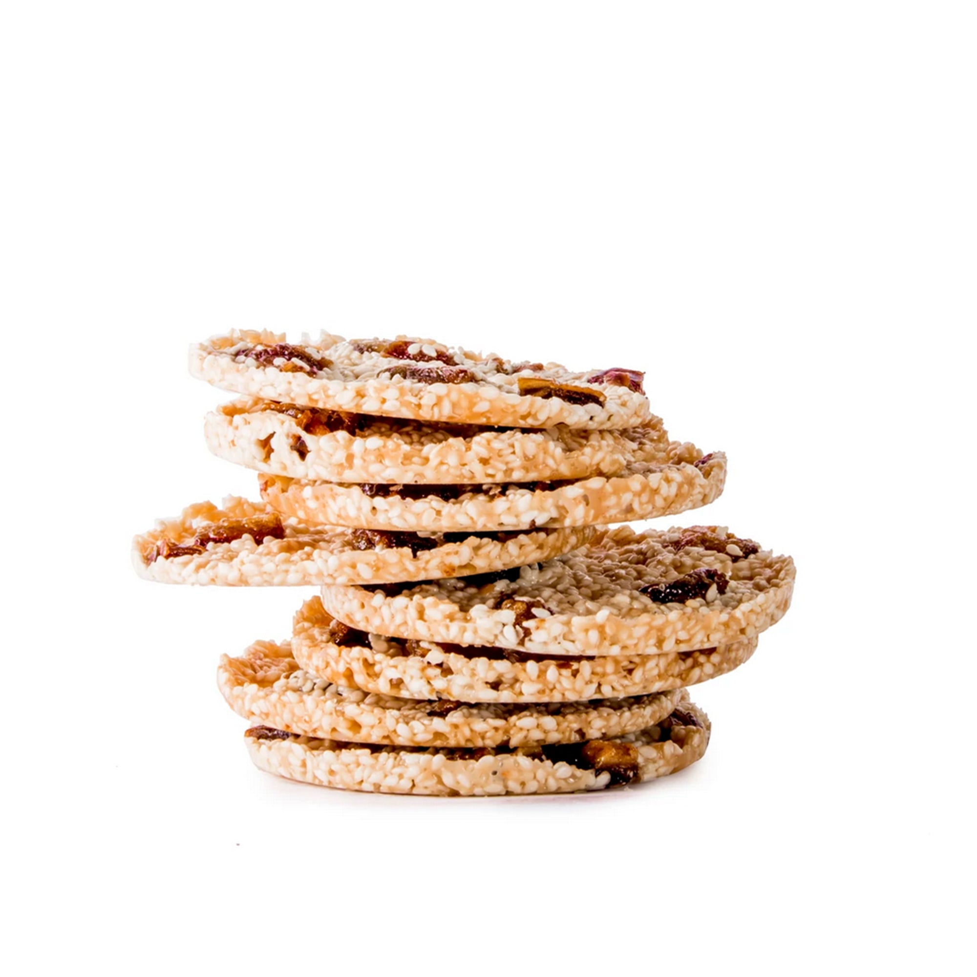 رقائق السّمسم بالتّمر <br>date sesame thins
